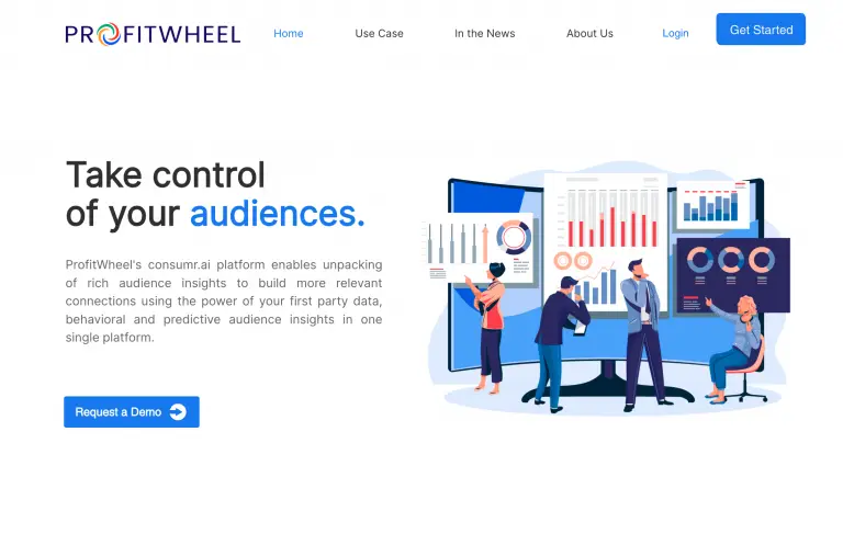 ProfitWheel's consumr.ai platform enables unpacking of rich audience insights to build more relevant connections using the power of your first party data, behavioral and predictive audience insights in one single platform.