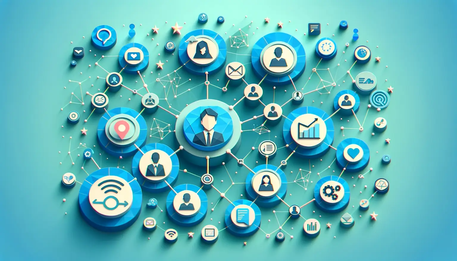 The Impact of CRM in Marketing: Maximizing Customer Engagement. image representing CRM (Customer Relationship Management) in Marketing